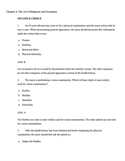 Test Bank Primary Care: The Art and Science of Advanced Practice Nursing – an Interprofessional Approach 6th Edition by Dunphy