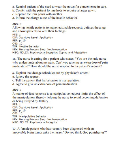 Test Bank Medical-Surgical Nursing: Concepts & Practice 5th Edition by Stromberg