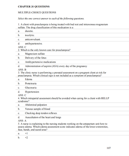 Test Bank Women’s Health in Nursing 3rd Edition by Kerri Durnell Schuiling