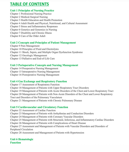 Test Bank Brunner & Suddarth's Medical-Surgical Nursing 16th Edition by Hinkle