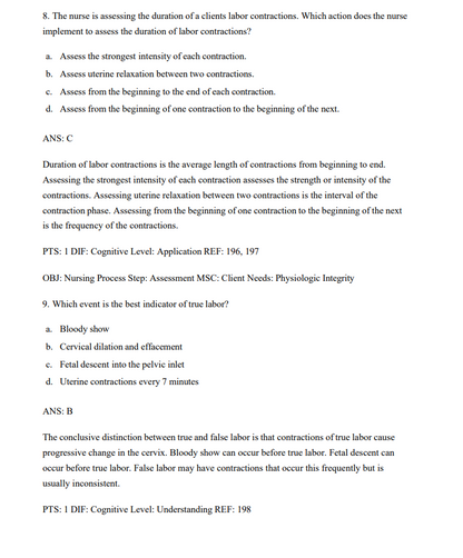Test Bank Introductory Maternity and Pediatric Nursing 5th by Hatfield