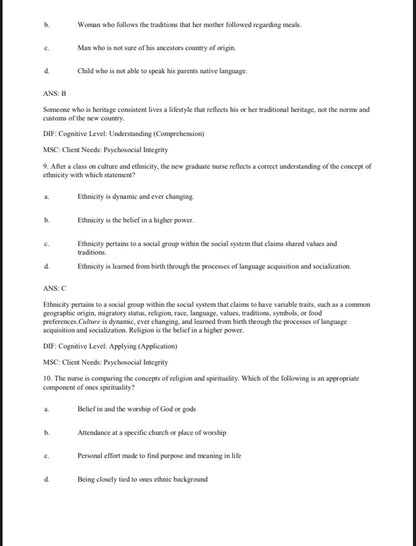 Physical Examination and Health Assessment 8th Edition Test Bank by Jarvis