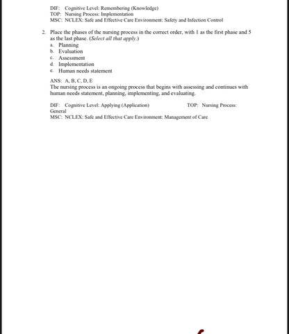 Pharmacology and the Nursing Process 9th Edition Test Bank by Lilley
