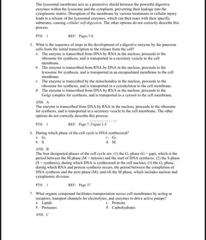 Pathophysiology: The Biologic Basis for Disease in Adults and Children 8th edition Test Bank  by Kathryn L. McCance