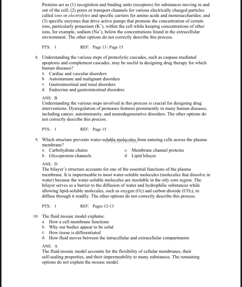 Pathophysiology: The Biologic Basis for Disease in Adults and Children 8th edition Test Bank  by Kathryn L. McCance