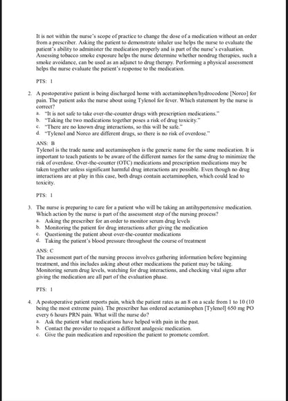 Lehne’s Pharmacology for Nursing Care 11th Edition Test Bank by Jacqueline Rosenjack Burchum