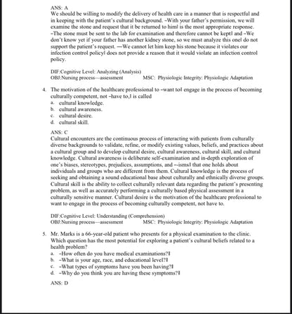 Seidel's Guide to Physical Examination An Interprofessional Approach 10th Edition Test Bank  by Ball