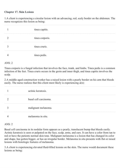 Primary Care: Art and Science of Advanced Practice Nursing - An Interprofessional Approach 5th edition Test Bank by Dunphy