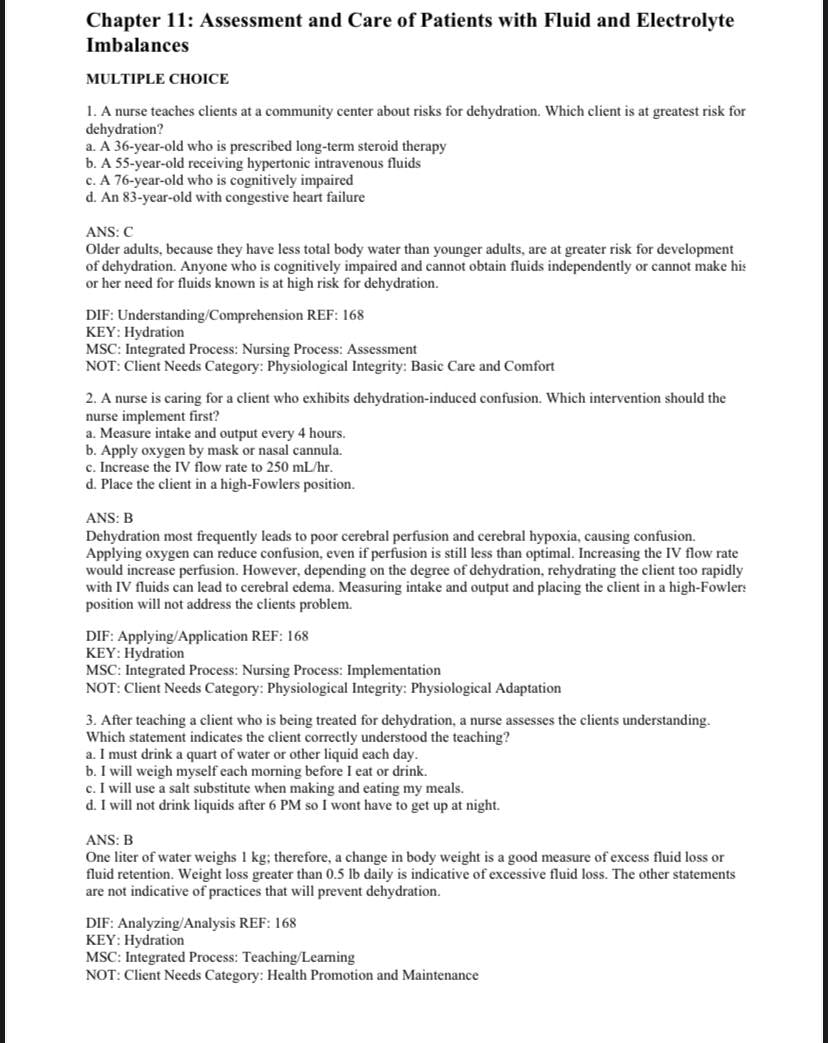 Medical-Surgical Nursing: Concepts for Interprofessional Collaborative Care 9th edition Test Bank by  Donna D. Ignatavicius