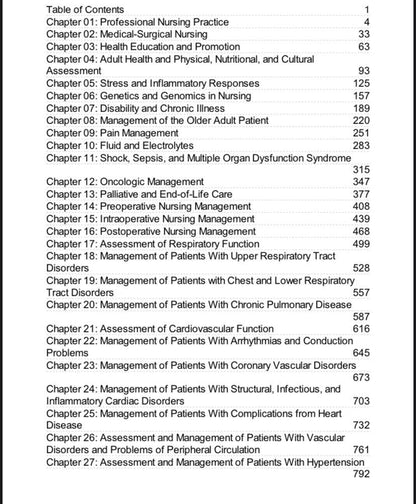 Test Bank Brunner & Suddarth's Medical-Surgical Nursing 15th Edition by Hinkle