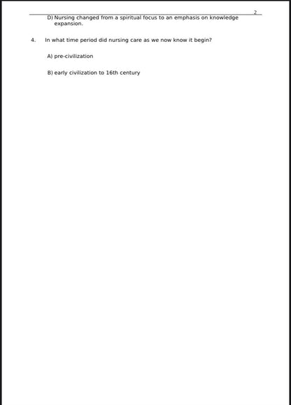 Test Bank Fundamentals of Nursing 10th Edition by Taylor