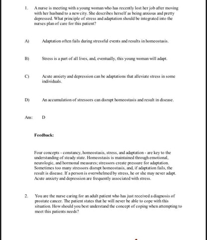 Test Bank Brunner & Suddarth's Medical-Surgical Nursing 15th by Hinkle